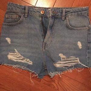 Forever 21 high waisted jean shorts